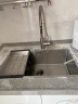 箭牌（ARROW） 304不锈钢加厚手工水槽单槽厨房橱柜水池洗碗盆洗菜盆台上台下 新68*45手工槽（含沥水篮+龙头） 晒单实拍图
