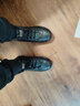 卡帝乐鳄鱼（CARTELO）头层牛皮加绒棉靴冬季加厚保暖羊毛雪地靴男高帮棉鞋9322黑色41 实拍图