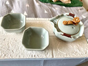 宁不凡（NINGBUFAN） 办公旅行茶具套装汝窑便携快客杯一壶二杯功夫茶具带过滤开片 一壶两杯+便携包 实拍图