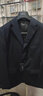 雅戈尔（YOUNGOR）西服男士050款上衣秋冬青年男套西上衣羊毛面料经典西服 藏青 XL 180/104A 实拍图