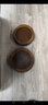 琴书侣 花瓶底座圆形木质陶瓷茶壶花盆鱼缸奇石头实木摆件红木底座 鸡翅缕空内径22.5高6.5 实拍图