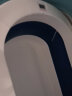 日康（rikang）折叠感温浴盆 婴儿洗澡盆婴儿浴盆 可配浴床浴垫浴网 X1032-1蓝色 实拍图