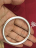 吴越老银铺足银9999古法素圈银手镯生日礼物送女朋友礼物纯银银手镯 足银9999古法手镯约50g+证书 60mm 实拍图