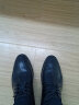 波图蕾斯皮凉鞋男士系带商务休闲皮鞋镂空透气正装鞋 6858 黑色(凉鞋) 41 实拍图