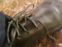 梵普森（FANPUSEN） 适配于蜘蛛·王花花·公子男女皮鞋鞋带圆形黑色休闲马丁靴细打蜡带子鞋绳 圆黑色 80cm 实拍图