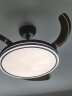 雷士（NVC）风扇灯吊扇灯北欧餐厅卧室黑色led灯具全光谱1级能效遥控42寸36瓦 实拍图