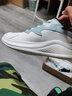 安踏（ANTA）男鞋运动鞋男跑步男士鞋子秋季网面透气漫步跑鞋网鞋轻便软底缓震 象牙白/黑/灰雾蓝 【店长推荐】 40.5 实拍图