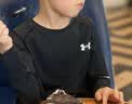 安德玛（Under Armour）童装儿童运动速干衣服透气男童长袖T恤休闲圆领上衣 黑色 130 实拍图