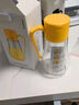 乐扣乐扣（LOCK&LOCK）玻璃油壶防漏油瓶调味酱油米醋瓶厨房家用大容量自动开合 黄色CKO110YEL 倒油壶 550ml 550ML 实拍图