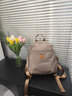 MAKEUP KITTEN双肩包女学生书包女士背包大容量通勤旅行小背包生日礼物妈咪包 卡其色-联系客服写贺卡【送礼】 实拍图