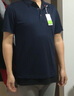 乔丹QIAODAN短袖t恤男polo衫夏季速干透气翻领运动休闲上衣T恤男 黑色 3XL 实拍图