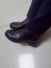 奥康（Aokang）官方女鞋 2023冬季新款时尚舒适加绒简约女靴保暖防滑妈妈棉鞋 黑色 37 晒单实拍图