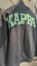 卡帕（Kappa）学院风外套新款情侣男女美式复古印花卫衣休闲开衫夹克 黑色-990 M 晒单实拍图