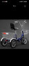 菲利普（PHILLIPS）三轮车自行车人力脚蹬四轮车老人买菜代步轻便载货用成人单车 蓝色【辐条轮】14寸-三轮款 实拍图