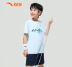 安踏童装儿童运动短T男大童速干衣2024夏季小童跑步t恤A352425105 晒单实拍图