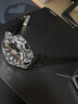 尚智戴适用于卡西欧G-SHOCK冰韧树脂手表表带 GA700 710 735 5522冰川透明表壳橡胶黑武士改装腕带 全透明黑字+透明黑 适用：GA700系列 实拍图