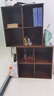 林之语全实木矮格子柜家用组合收纳储物柜八格小型书架置物架落地书柜 【全实木】胡桃色4格60x60 实拍图