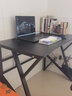 哈骆顿（HALODN）电脑桌家用台式电竞桌椅套装书桌学习桌简约办公桌书房游戏桌 暗夜-单桌100*60*75cm 实拍图