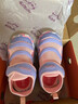 卡特兔儿童凉鞋夏季童鞋儿童学步鞋包头洞洞鞋毛毛虫运动鞋网面机能凉鞋 粉紫色 28 内长17.5cm  脚长16.3-16.9 实拍图