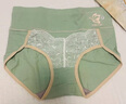 美·雅·挺4条装女士内裤女式纯棉高腰全棉蕾丝大码收腹内裤无痕三角短裤头 果绿+蓝色+粉色+肤色 XXL码【适合125-145斤】 实拍图