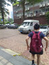 双星书包男背包双肩包女大容量初中大学生运动短途出差旅行耐磨防泼水 红色【带太空人挂件】 实拍图