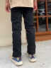 Calvin Klein Jeans秋冬男士休闲简约ck微弹洗水合体版舒适磨绒牛仔裤J324484 1BY-牛仔黑（32） 32 晒单实拍图