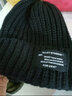 帽忆橱帽子男秋冬季潮毛线帽男款保暖百搭冷帽宽松大头围显脸小针织帽男 方标帽克莱因蓝 54-65cm 实拍图