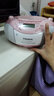 熊猫（PANDA） CD-850英语磁带光盘复读机DVD录音机磁带播放机CD播放机学习机教学USB 粉红色 实拍图