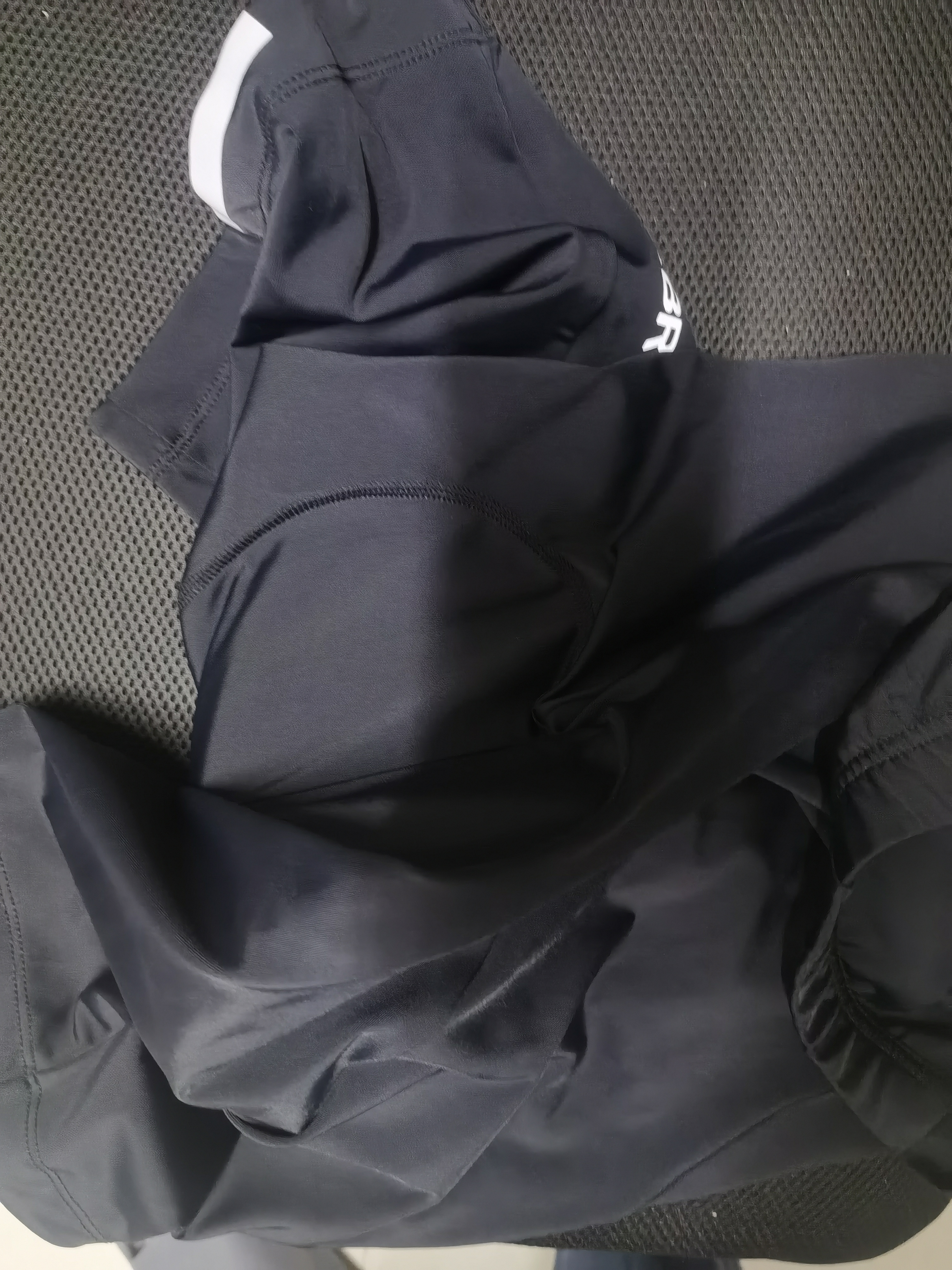 洛克兄弟夏季骑行裤短裤男女山地车公路车自行车骑行裤海绵垫单车装备 沃伦-黑色-男款 4XL 实拍图