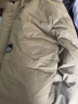 鸭鸭（YAYA）羽绒服男短款2021冬季新款鸭绒连帽冬季韩加厚商务休闲保暖外套Y 卡其色-YE3B709512D 175/92A 实拍图