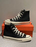 匡威（Converse）秋冬季鞋女鞋1970sAllStar情侣鞋三星标休闲鞋板鞋帆布鞋162050C 162050C 1970S黑色高帮/主推款 43 实拍图