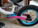 荟智（whiz bebe） 儿童平衡车 滑步车 竞速款 充气胎 儿童学步 无脚踏 滑行车 HP1208-M150 粉白色 实拍图
