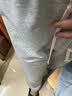 花花公子（PLAYBOY）裤子男士春秋季新款纯色棉宽松休闲学生冬运动直筒阔腿高端卫长裤 7189灰色【直筒】+7189黑色【直筒】 L (建议130-150斤) 实拍图