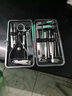 不锈钢指甲刀套装修脚刀指甲剪修理多用祛死皮工具实用可爱美甲指甲钳便携家用鹰嘴钳挑痘痘掏耳朵神器 20件套 实拍图