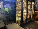 华尔（Huaer）饮料冷藏柜超市水果保鲜柜蛋糕展示柜酒吧商用冰箱立式啤酒柜便利店展示柜冷藏留样柜 【尊享版】小双门(丹佛斯压缩机) 实拍图