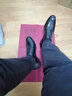 THOM WILLS商务正装皮鞋男牛皮手工三接头真皮英伦牛津鞋男士年轻人新郎婚鞋 黑色小牛皮+皮底款B035-H1 44 /9码 实拍图