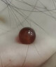 925银草莓晶锆石耳钉少女耳环森系粉水晶星球耳饰女 红玛瑙耳钉 实拍图