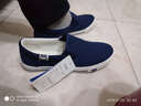回力春季帆布鞋男一脚蹬鞋子老北京布鞋男士休闲懒人加绒豆豆鞋男 藏青HL903 41 实拍图