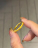 海上罗孚黄金戒指女999足金情侣戒指一对开口对戒结婚戒子送女友生日礼物 礼盒（不含对戒） 实拍图