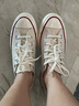 匡威（Converse）官方 1970S男女经典低帮帆布鞋米白色162062C 162062C/米白色 35 实拍图