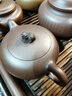 茗茶艺壶 宜兴紫砂壶纯全手工原矿紫泥泡茶壶茶具套装 单壶 220ml 实拍图