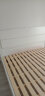 初屋 床 实木床1.8米双人床现代中式卧室橡胶木婚床 象牙白 单床 框架床(1800mm*2000mm) 实拍图
