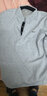 啄木鸟长袖T恤男春秋款翻领纯色男士衣服男装春装体恤打底衫 T102灰色加绒 2XL /180 实拍图