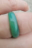 和田碧玉色玉戒指情侣男女款小指尾戒个性指环单个 hj珀芙诺 21mm绿戒 晒单实拍图