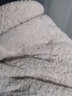 南极人（Nanjiren）羊羔绒被子冬季被芯加厚春秋被单人棉被宿舍冬被加绒毛毯垫被褥子 羊羔绒-浅灰D【双面加绒】 150x200cm 约6斤 实拍图