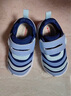 巴布豆儿童学步鞋宝宝防滑透气毛毛虫男童鞋子 石墨蓝 21  实拍图