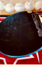 红双喜（DHS） 乒乓球拍底板劲极7进攻型PG7七层纯木兵乓球底板DIY个性定制球拍 套餐一横拍+狂飚3(红)+天弓3(黑) 实拍图