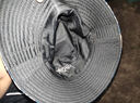 目丸男士透气大头围渔夫帽子男士夏季遮阳防晒帽显脸小网红潮盆帽子女 夏威夷树叶/黑色 均码(56-58cm) 实拍图