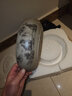 芊堂苑水仙花盆陶瓷家用大号室内无孔铜钱草一叶莲碗睡莲多肉紫砂鱼缸盆 水培粗陶（山水） 23-25cm 实拍图
