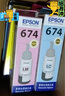 爱普生（EPSON） T6741墨水适合L801L1800L850L810L805打印机 674墨水 T6741-T6746六色套装(新老包装随机发货) 实拍图